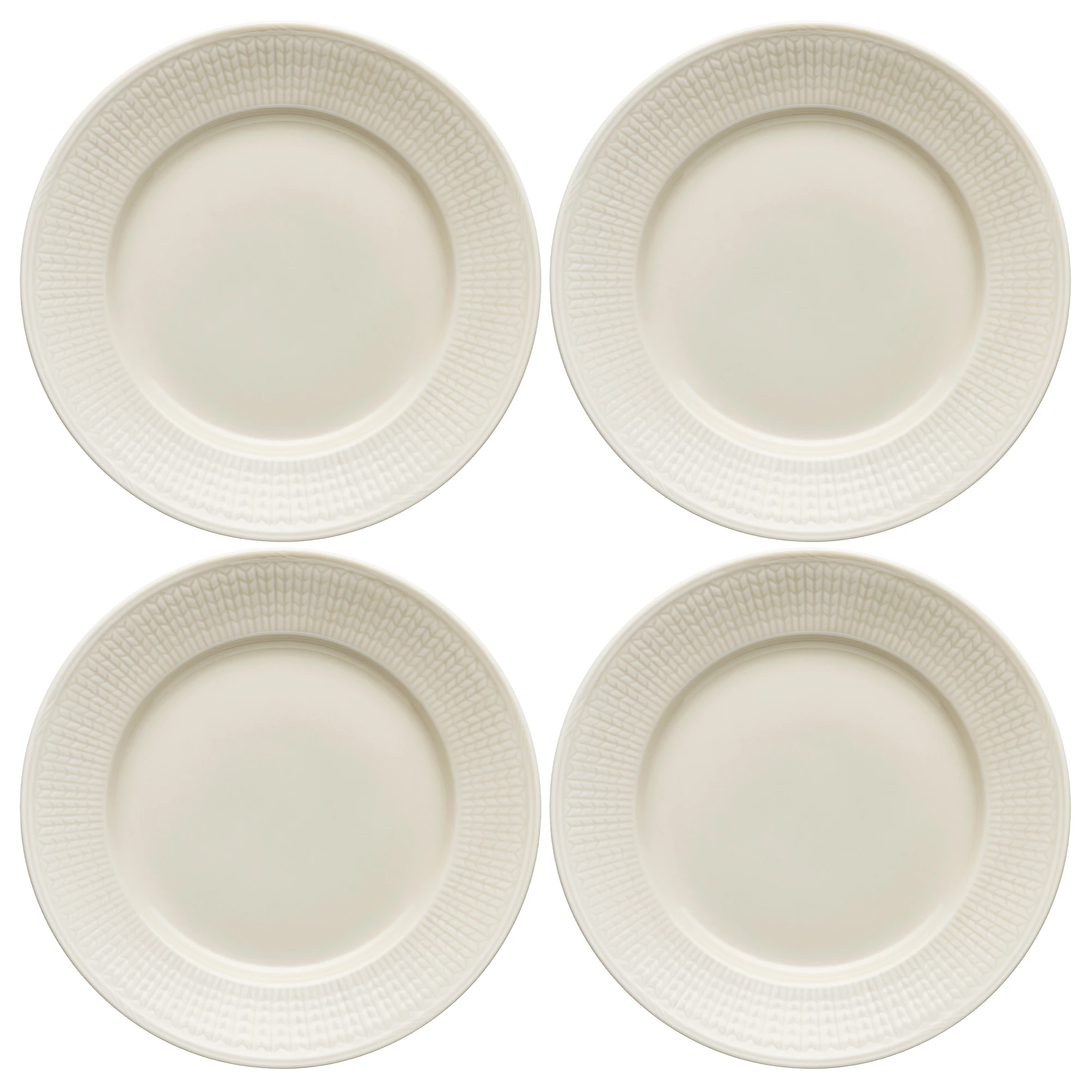 R&ouml;rstrand Swedish Grace Tallrik 21 Cm 4-pack Havre - Assietter Porslin Havre (Beige)