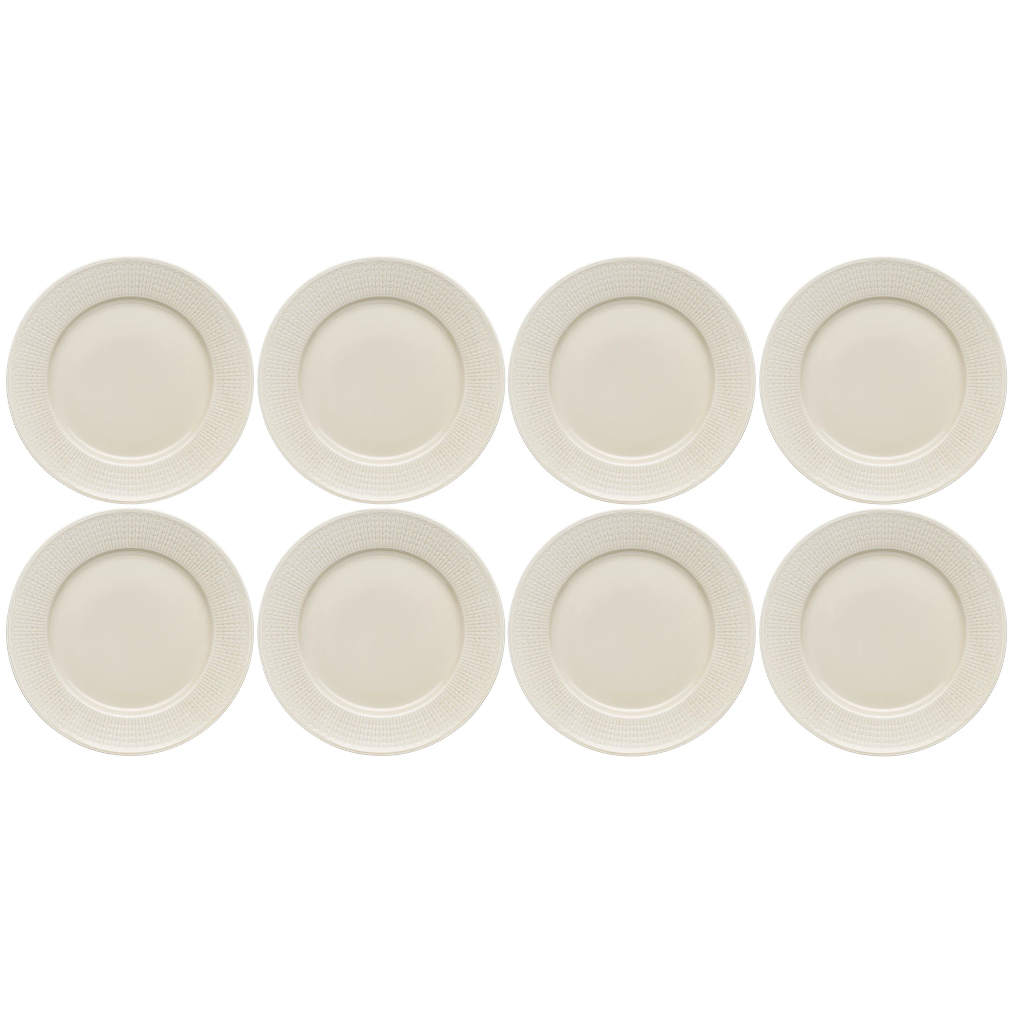 R&ouml;rstrand Swedish Grace Tallrik 27 Cm 8-pack Havre - Porslin Havre (Beige)