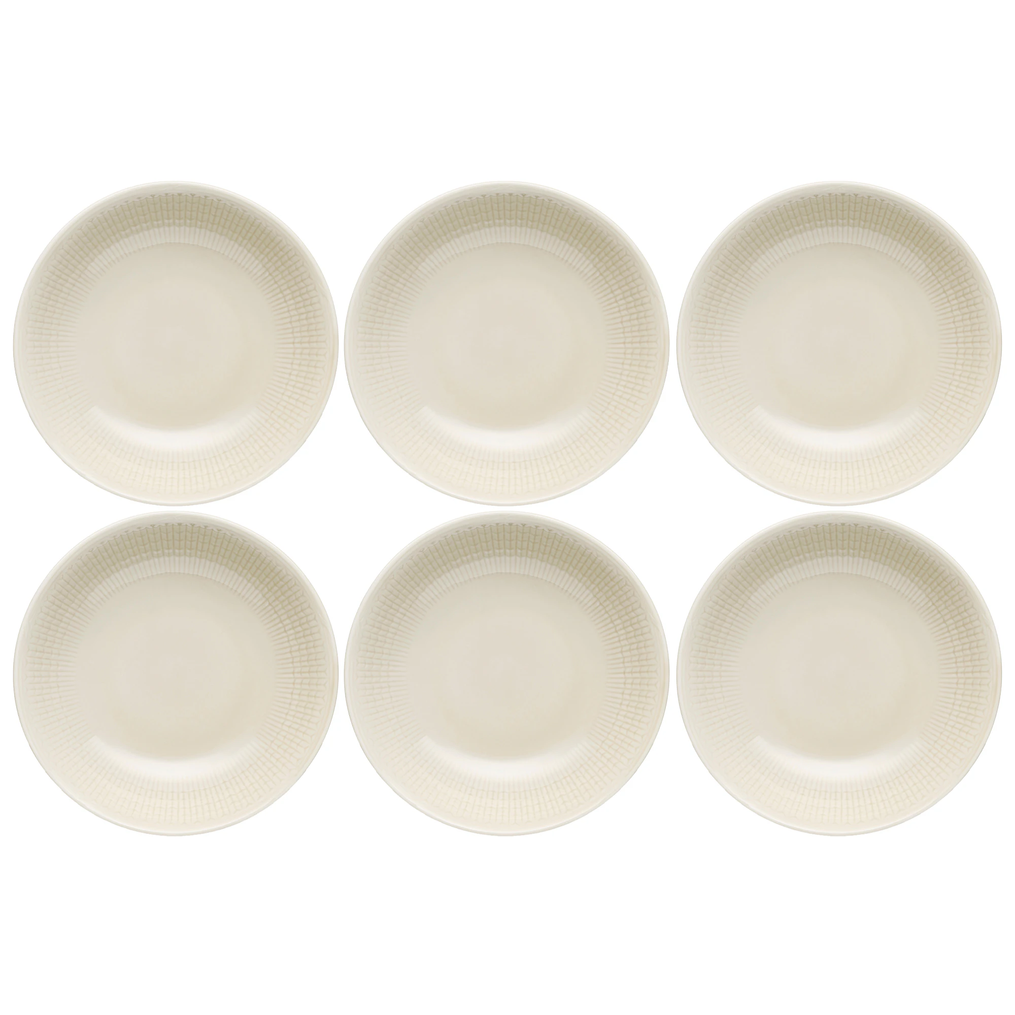 R&ouml;rstrand Swedish Grace Djup Tallrik 19 Cm 6-pack Havre - Porslin Havre (Beige)
