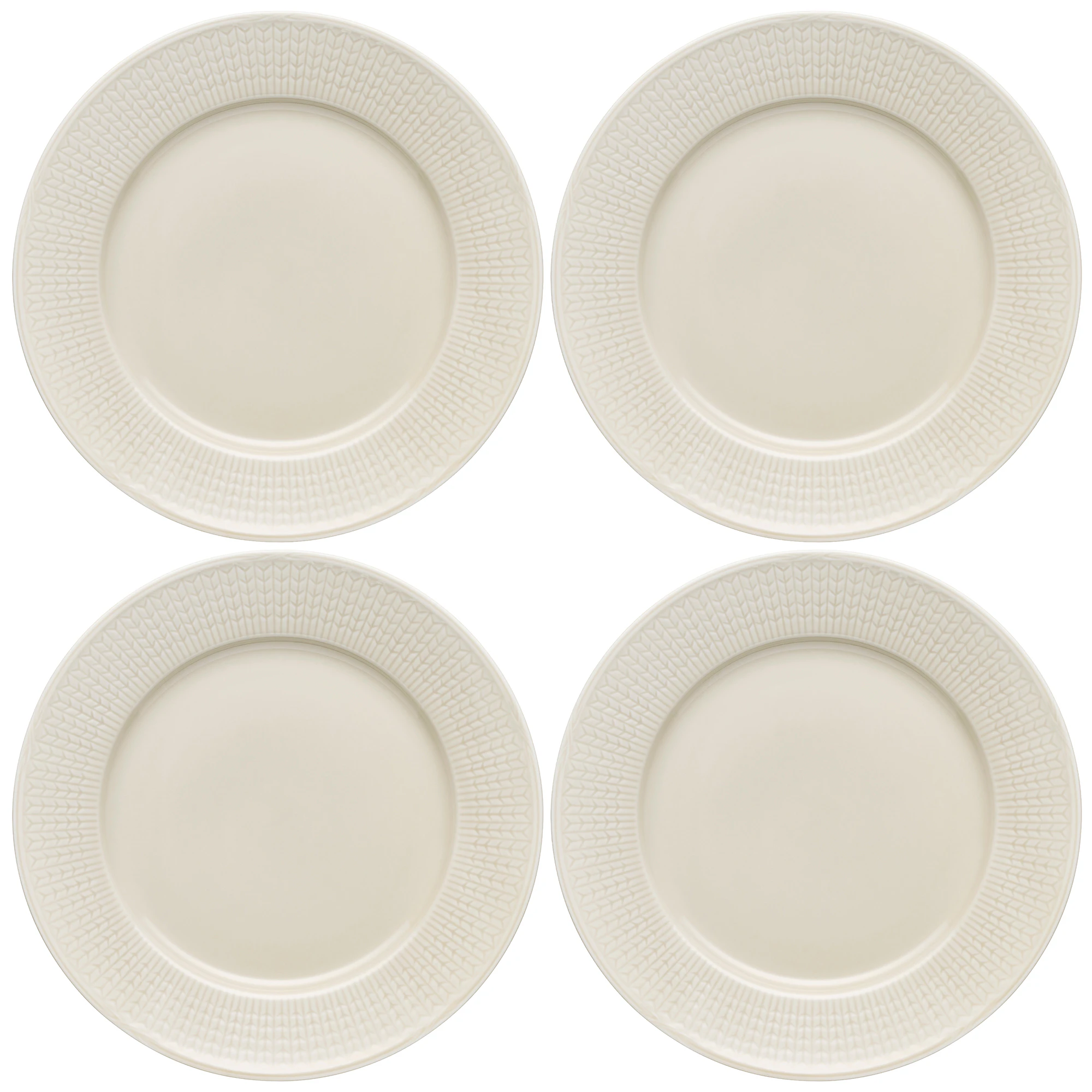R&ouml;rstrand Swedish Grace Tallrikar 27 Cm 4-pack Havre - Porslin Havre (Beige)