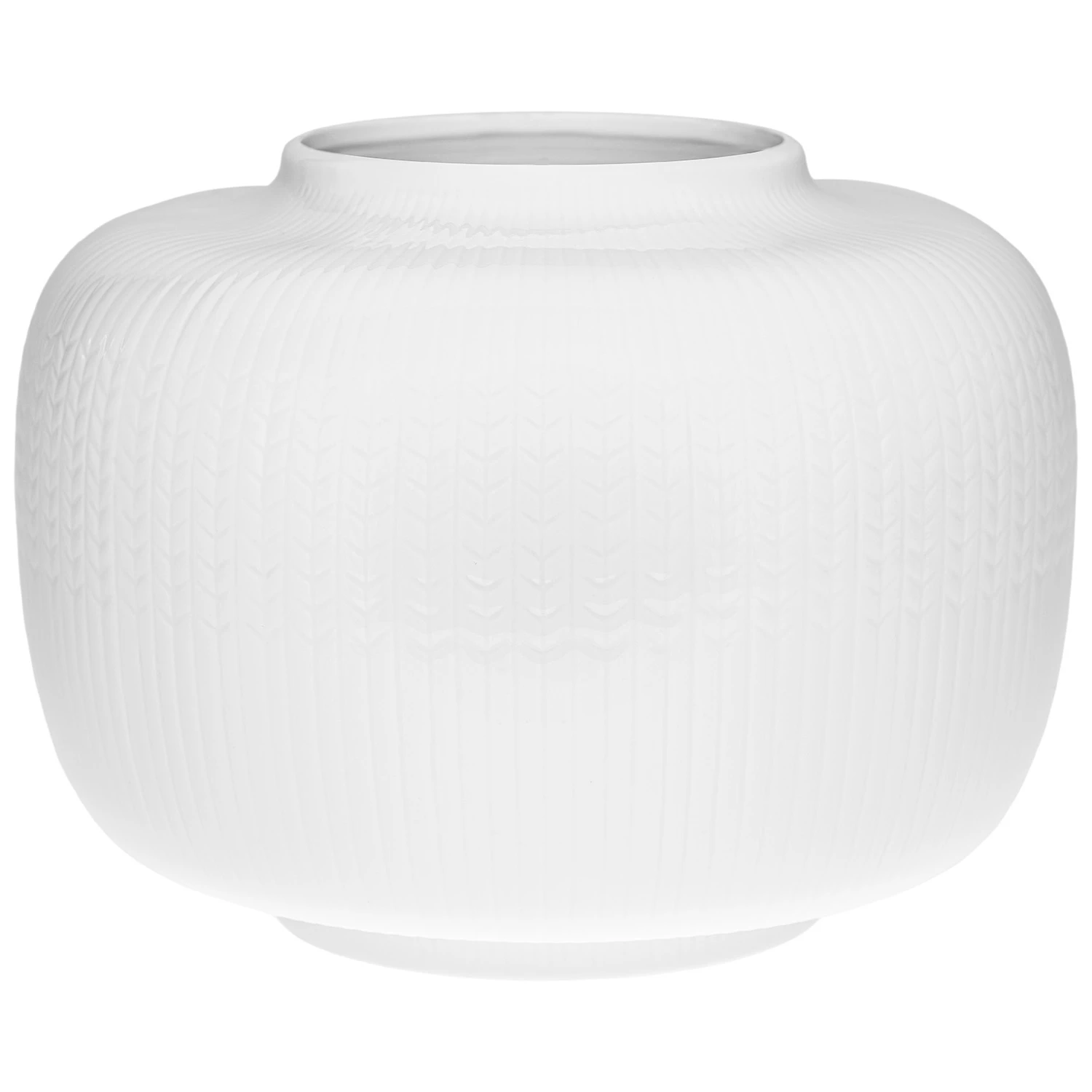 R&ouml;rstrand Swedish Grace Vas &Oslash;22 Cm Sn&ouml; - Vaser Porslin Snow