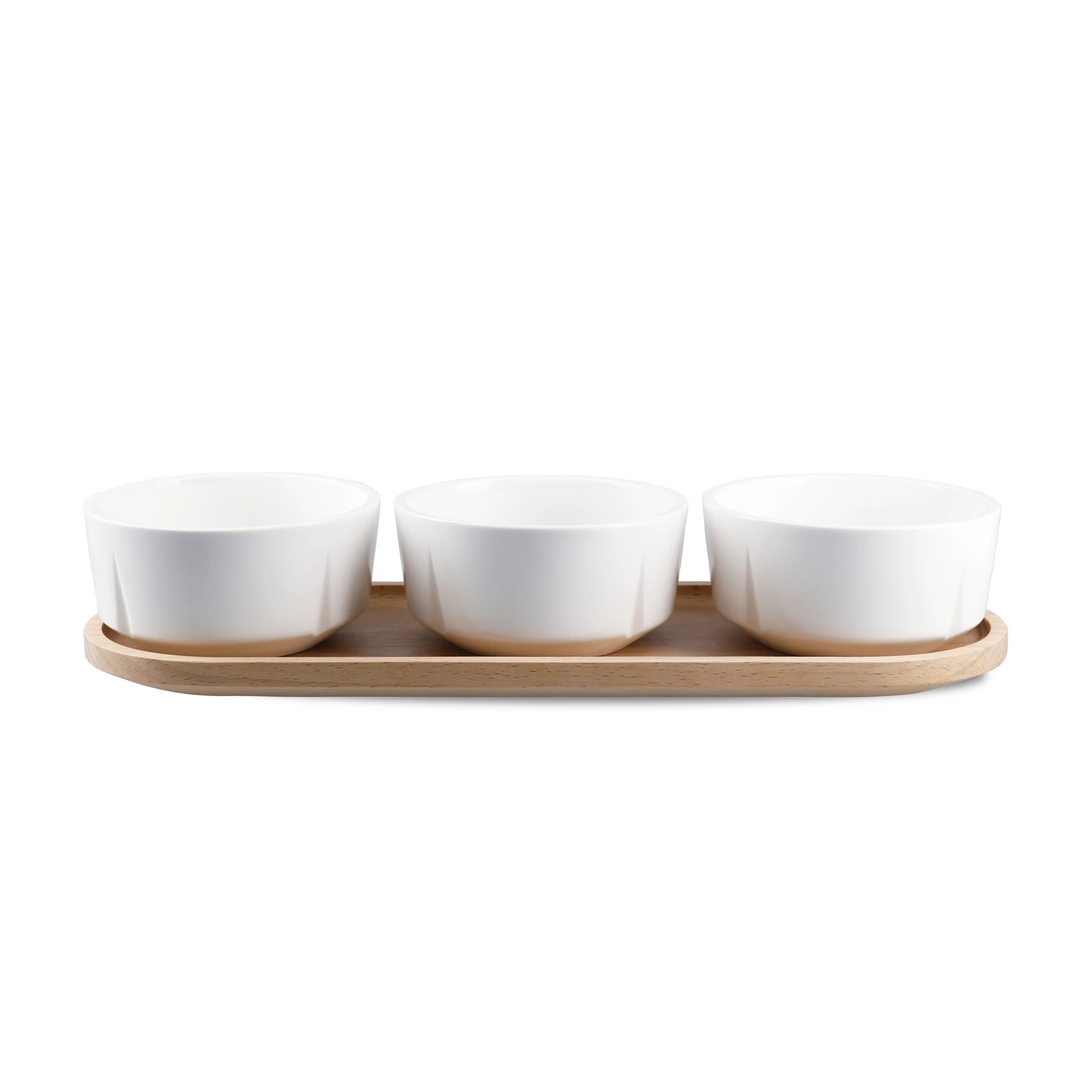 Rosendahl Copenhagen Grand Cru Sk&aring;lset 3-pack - Serveringssk&aring;lar Porslin Vit