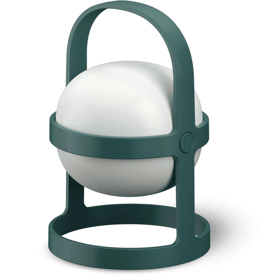 Rosendahl Copenhagen Soft Spot Solar Circular Lampa Portabel 18,5 Cm - Portabla lampor Plast Skogsgrön