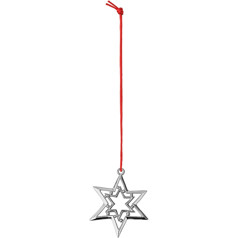 Juldekoration 8 cm, Silver