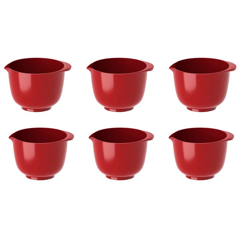 Margrethe Miniskål 25 ml 6-pack, Röd