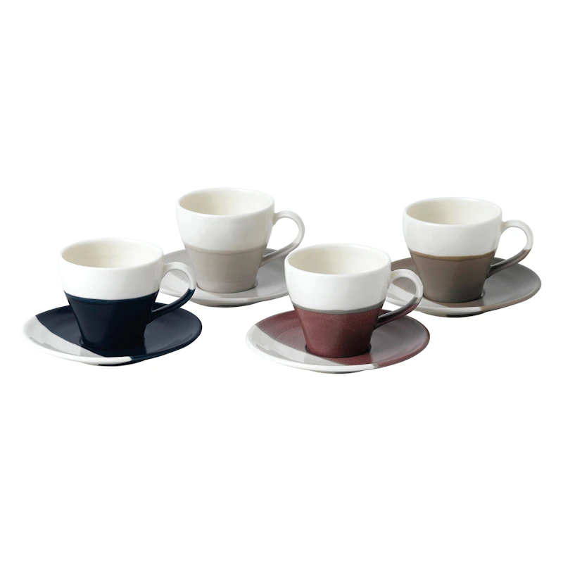 Coffee Studio Espresso Koppar med Tefat, 4-pack