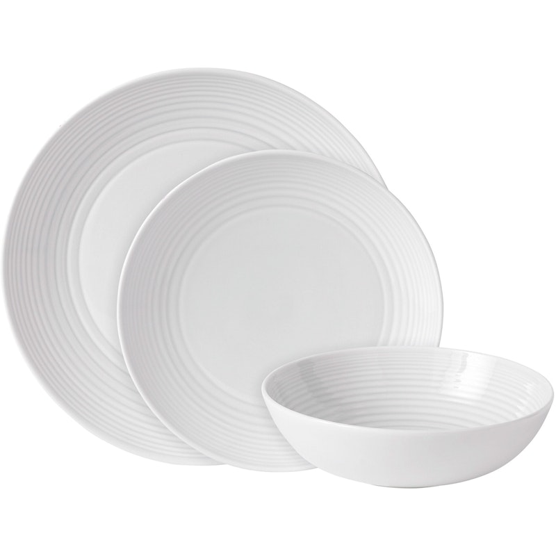 Maze White Middagsservis 12-pack