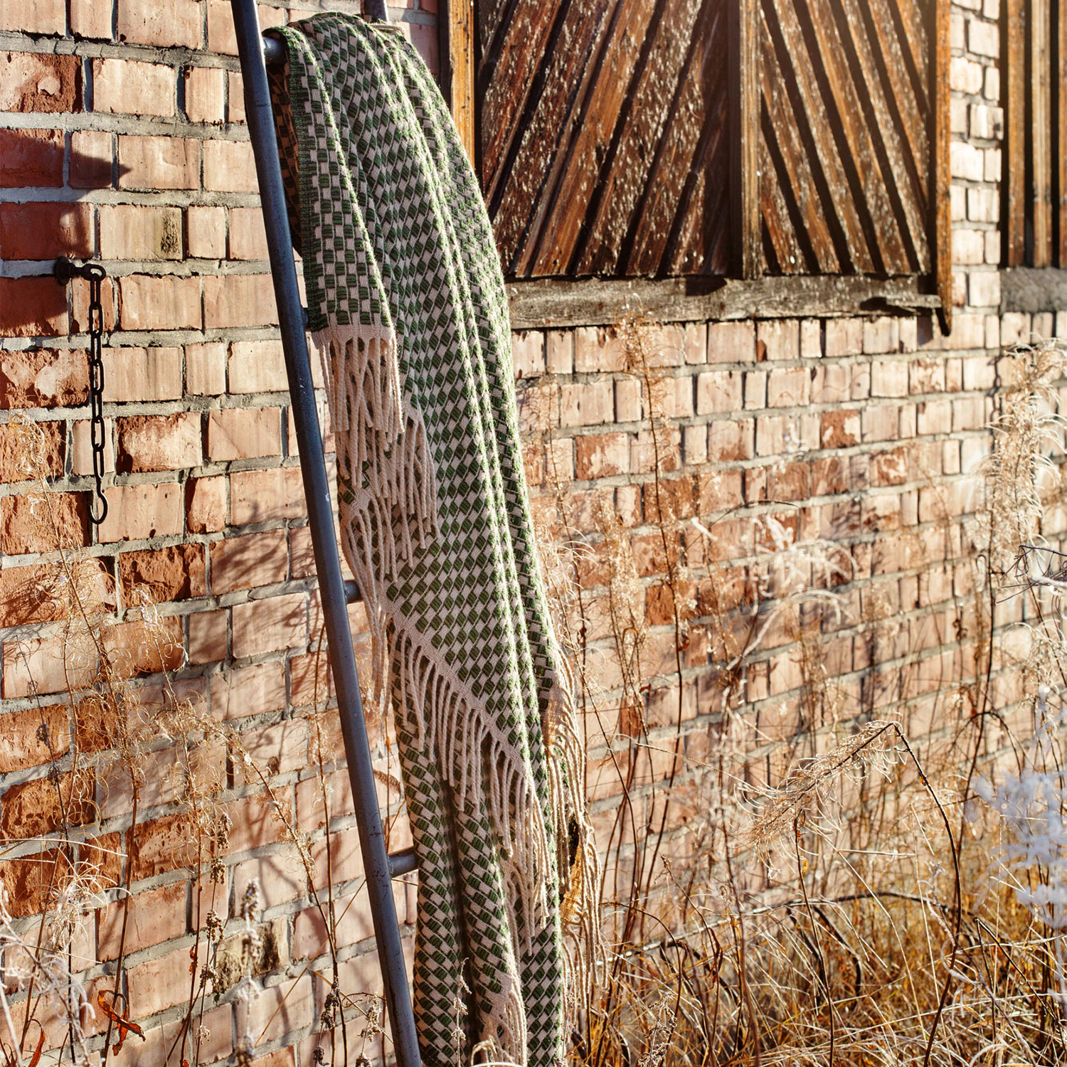 Røros Tweed Isak Pläd 150x210 Cm, grön från Røros Tweed, bild 2