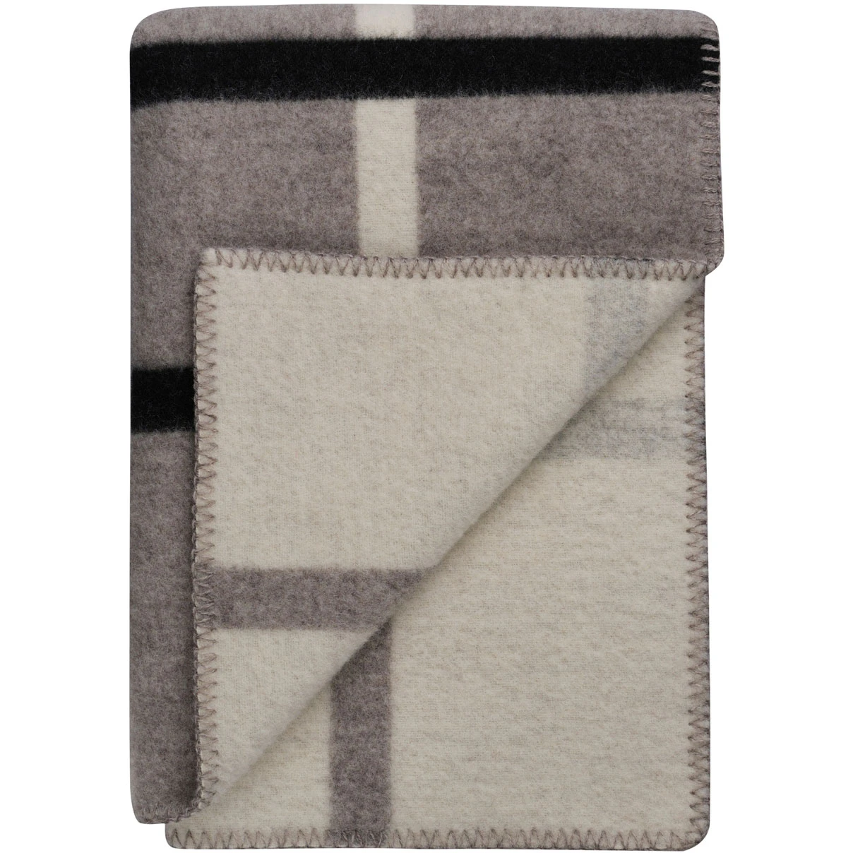 Røros Tweed Knut Pläd 135x200 Cm - Plädar & Filtar Norsk Lammull Dove Grey