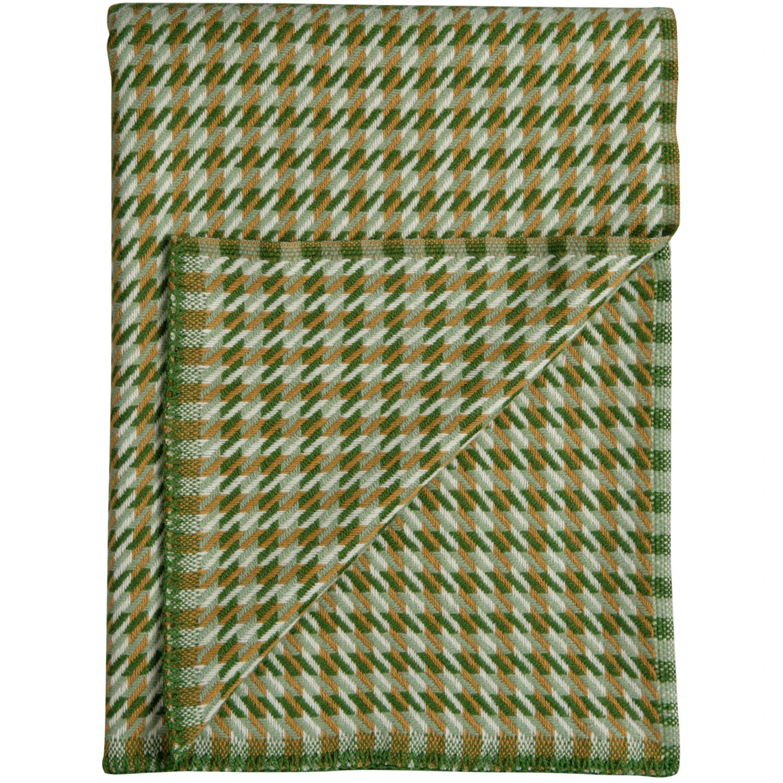 Røros Tweed Mimi Pläd 150x200 Cm Espen`s Green - Plädar & Filtar Norsk Lammull Grön