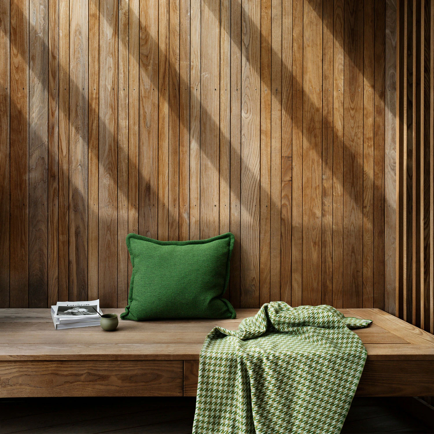 Røros Tweed Mimi Pläd 150x200 Cm Espen`s Green, grön från Røros Tweed, bild 2