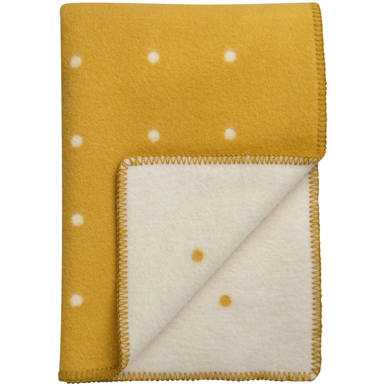 Røros Tweed Pastille Pläd 135x200 Cm - Plädar & Filtar Norsk Lammull Sun Yellow