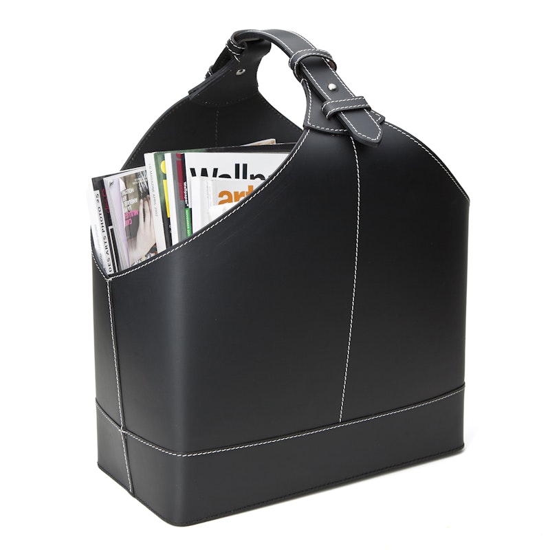 Tidningskorg Narrow, Svart