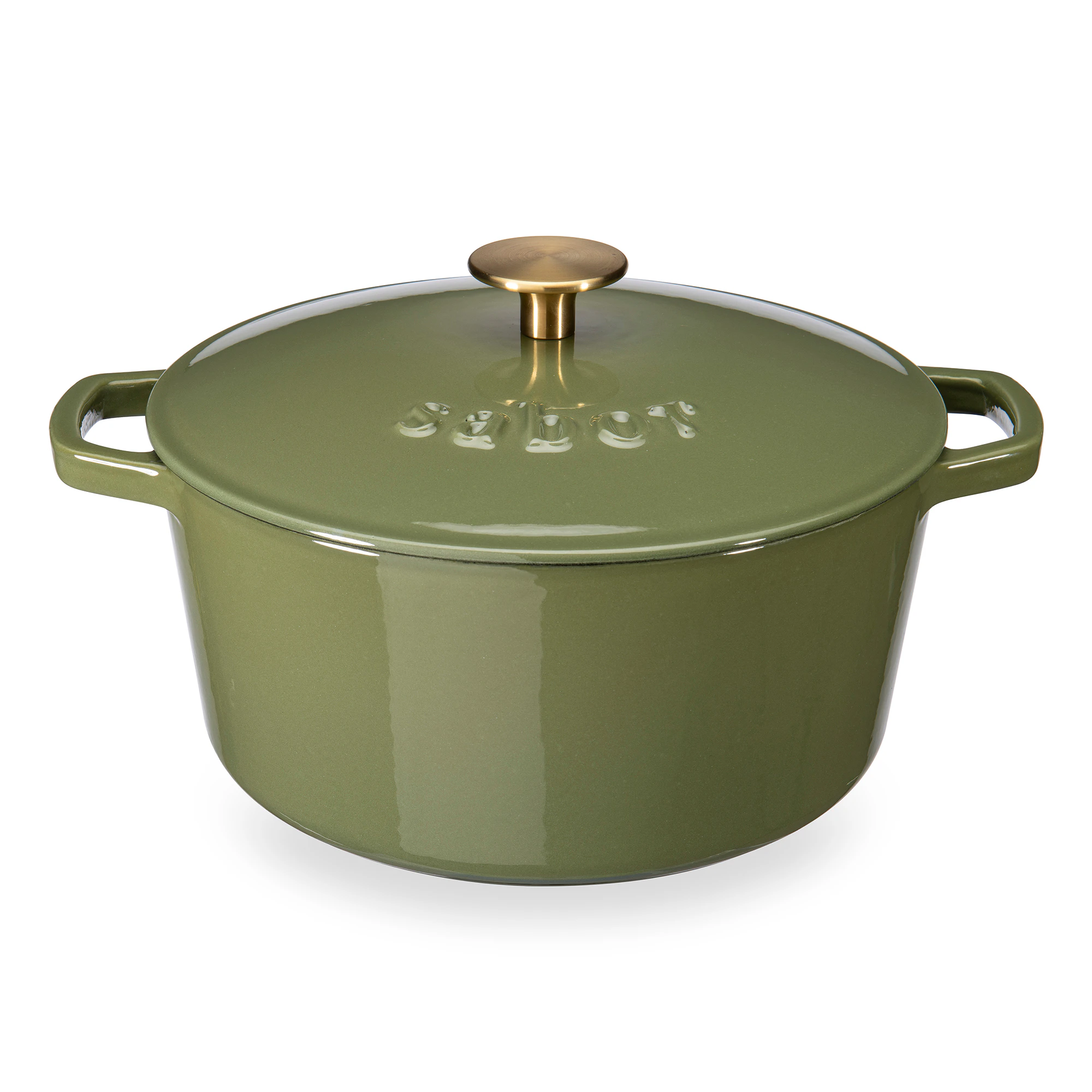 Sabor Classic sgryta 4,4 L - Grytor Gjutjärn Forever Olive