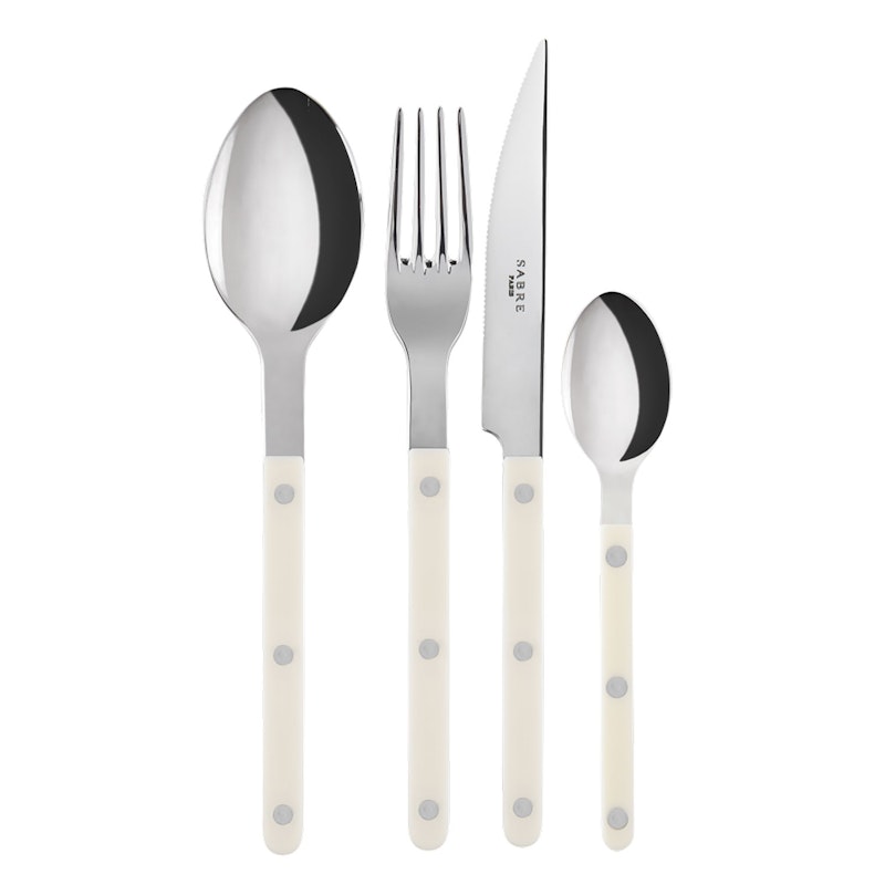 Bestickset 24 Delar Bistrot Ivory Sabre Paris