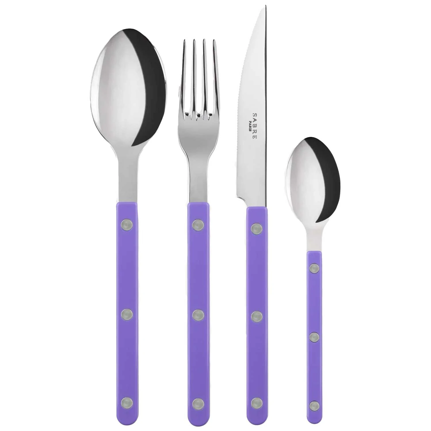 Sabre Bistrot Bestickset 4 Delar - Bestickset Rostfritt Stål Mauve