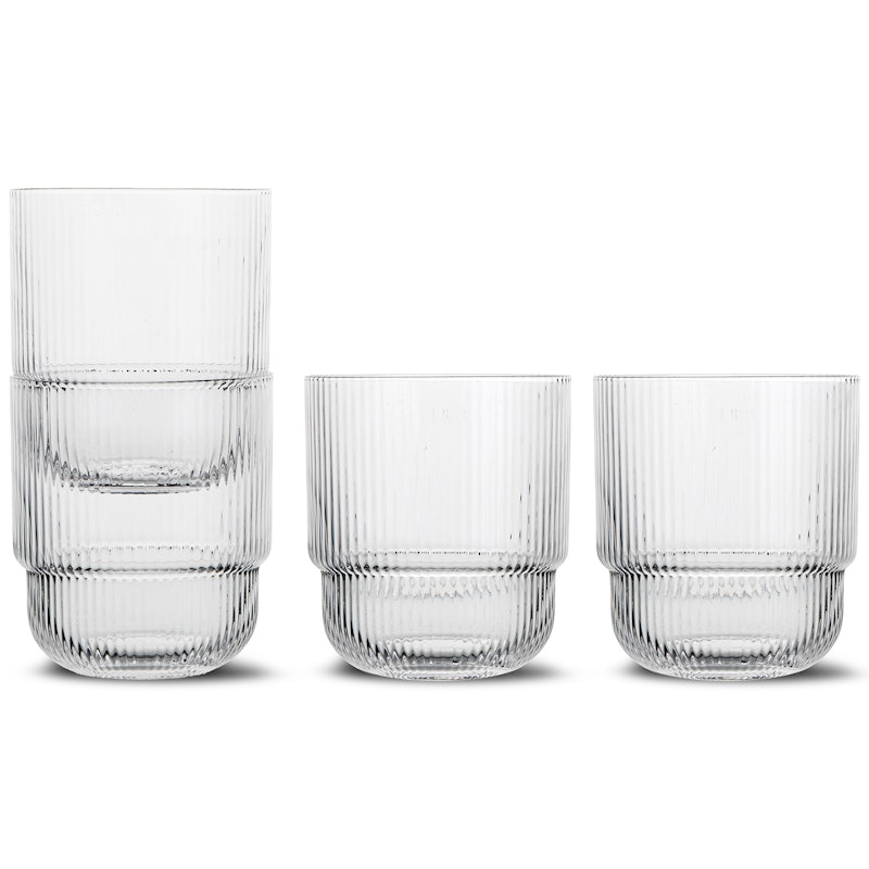 Blanka Vattenglas 4-pack, Klar