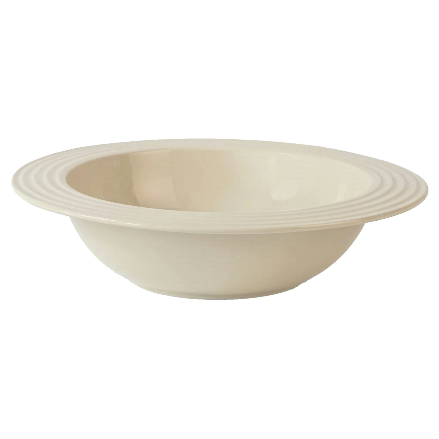 Sagaform Coffee & More Djup Tallrik &Oslash;22 Cm - Djupa tallrikar Stengods Beige