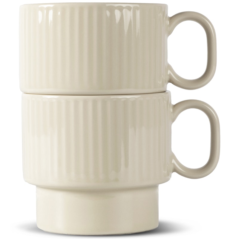 Coffee & More Tekoppar 2-pack, Beige