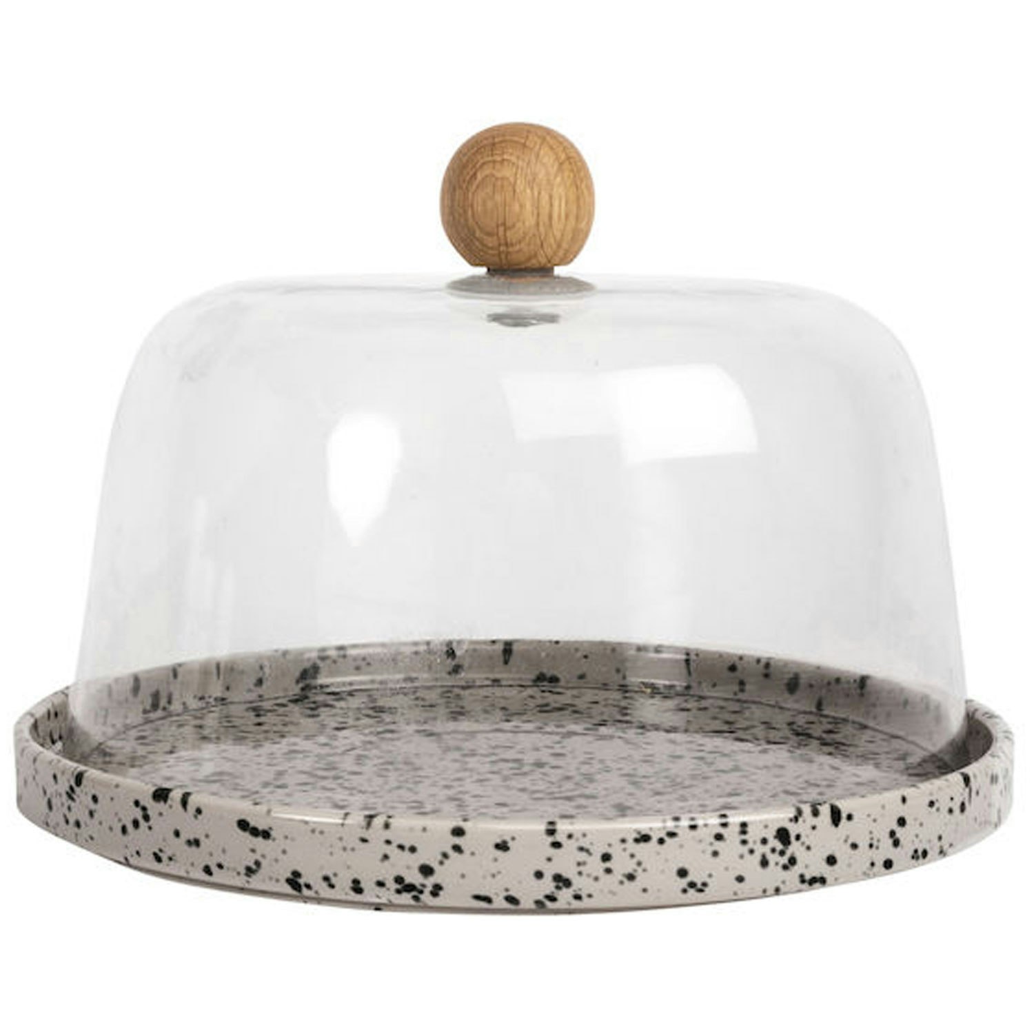 Sagaform Ditte Ostkupa - Förvaringsburkar & lock Stengods Grå