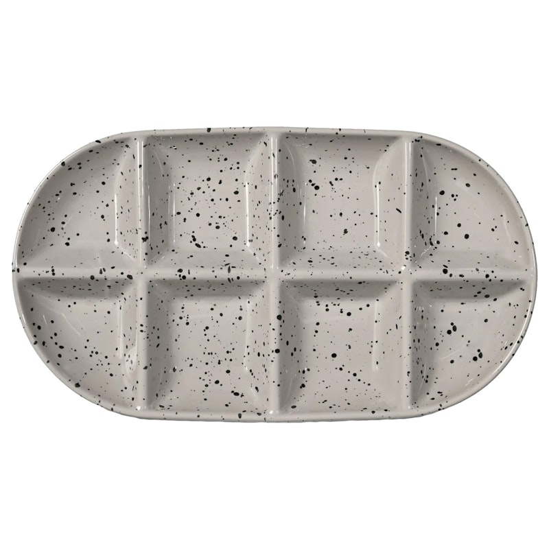 Ditte Serveringsskål 20x36 cm, Grå