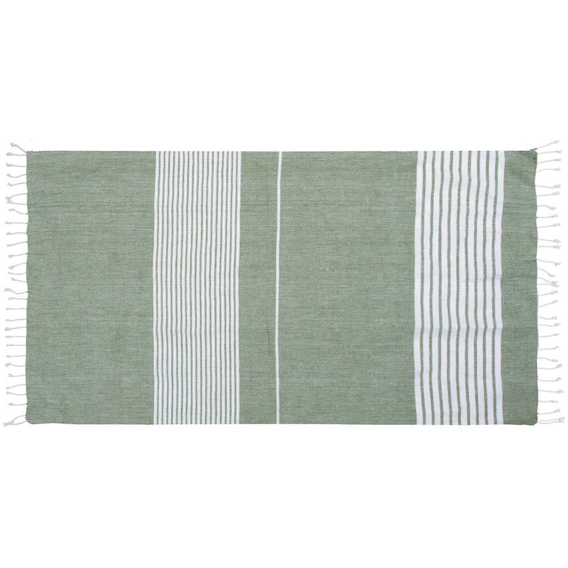 Ella Hamam Handduk 145x250 cm, Grön
