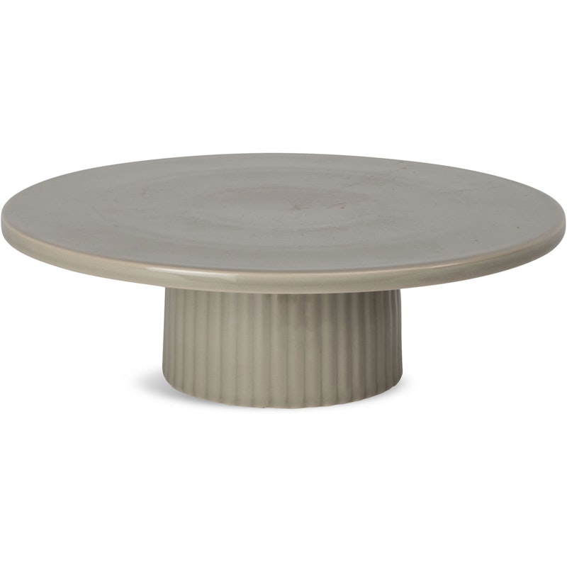 Flora Tårtfat 25,5 cm, Beige