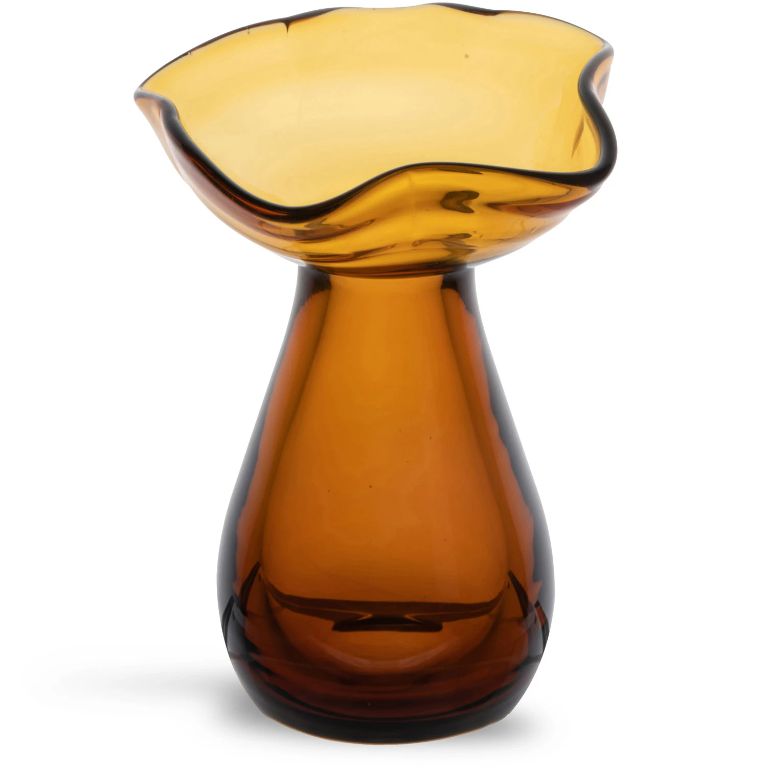 Sagaform Viva Mini Hyacintvas Amber - Vaser Munbl&aring;st Glas B&auml;rnsten