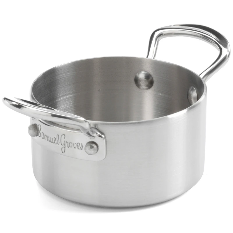 Gryta Mini Rostfritt Stål, Ø9 cm