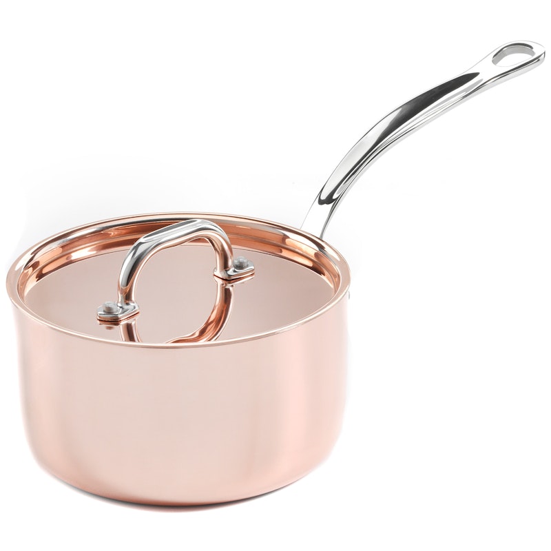 Kastrull Med Lock Koppar, 2 L