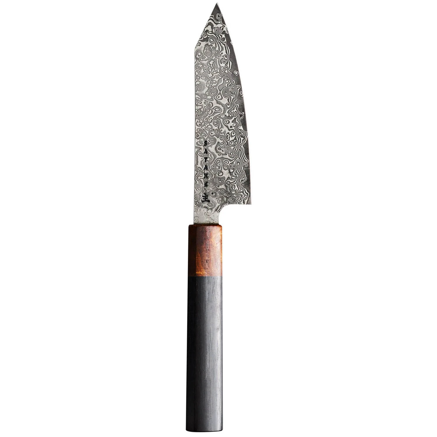 Satake Omo Bunka Petty Skalkniv 12 Cm - Kockknivar St&aring;l Brun