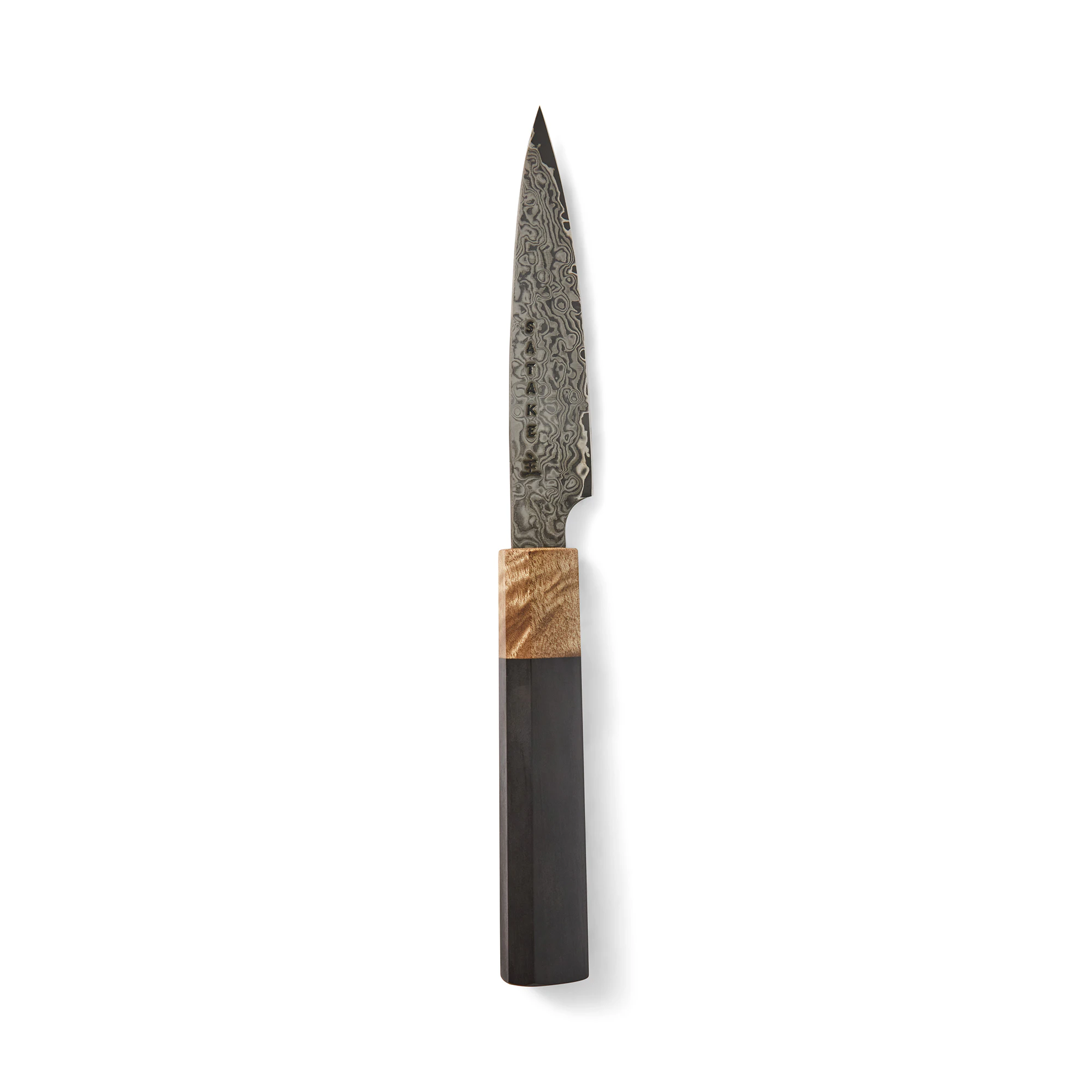 Satake Omo Petty Skalkniv 12 Cm - Skalknivar Rostfritt St&aring;l Brun