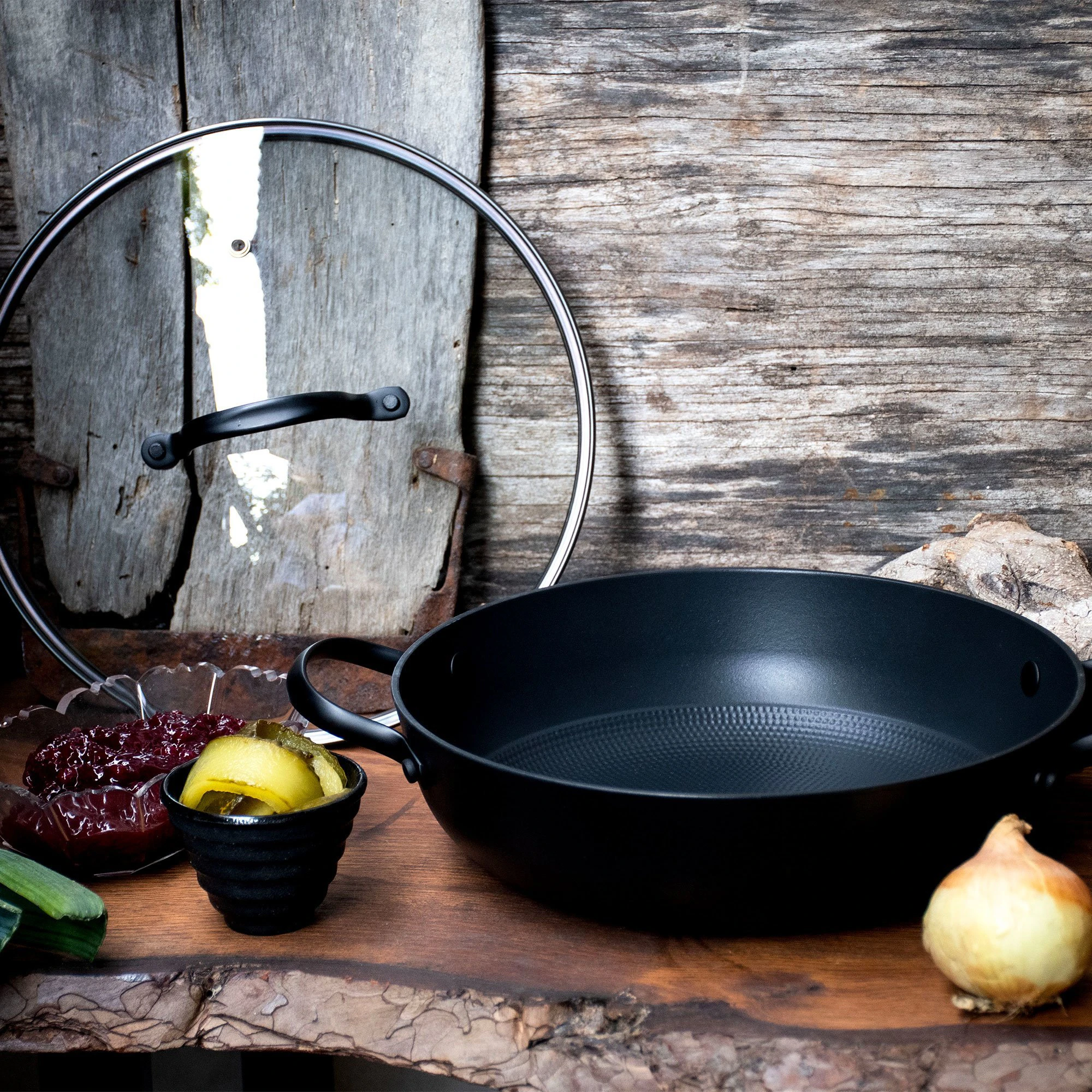 Satake Traktörpanna Lättviktig Med Non-stick Beläggning, svart från Satake, bild 3