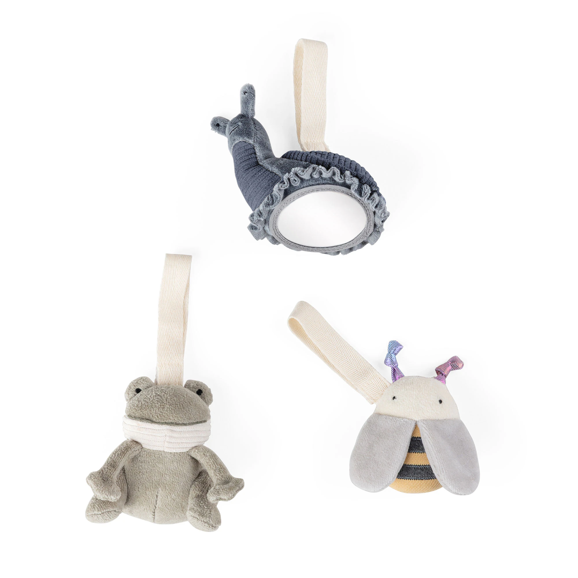 Aktivitetsleksak 3 Delar, groda / bi / snigel | RoyalDesign.se