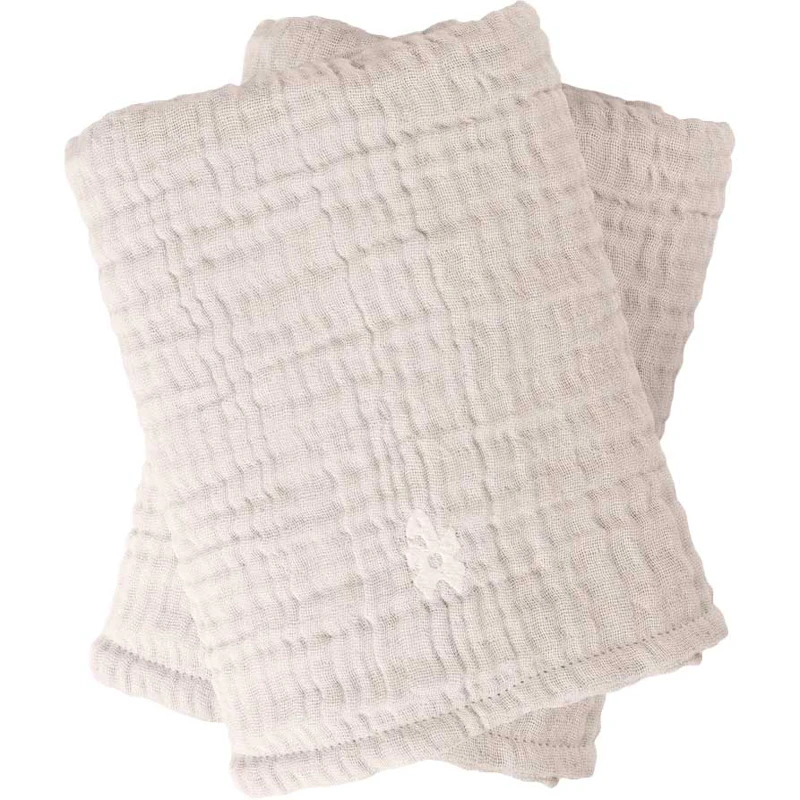 Muslin Amningshandduk 2-pack, Birchbark Rose
