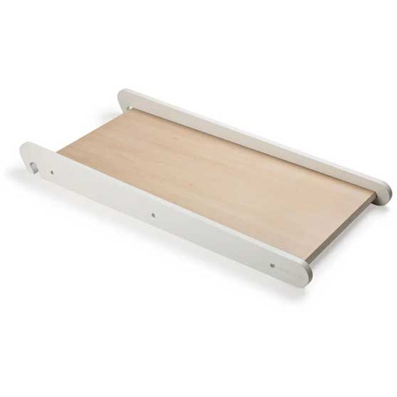 2-in-1 Rutschkana Till Sebra Säng, Classic White