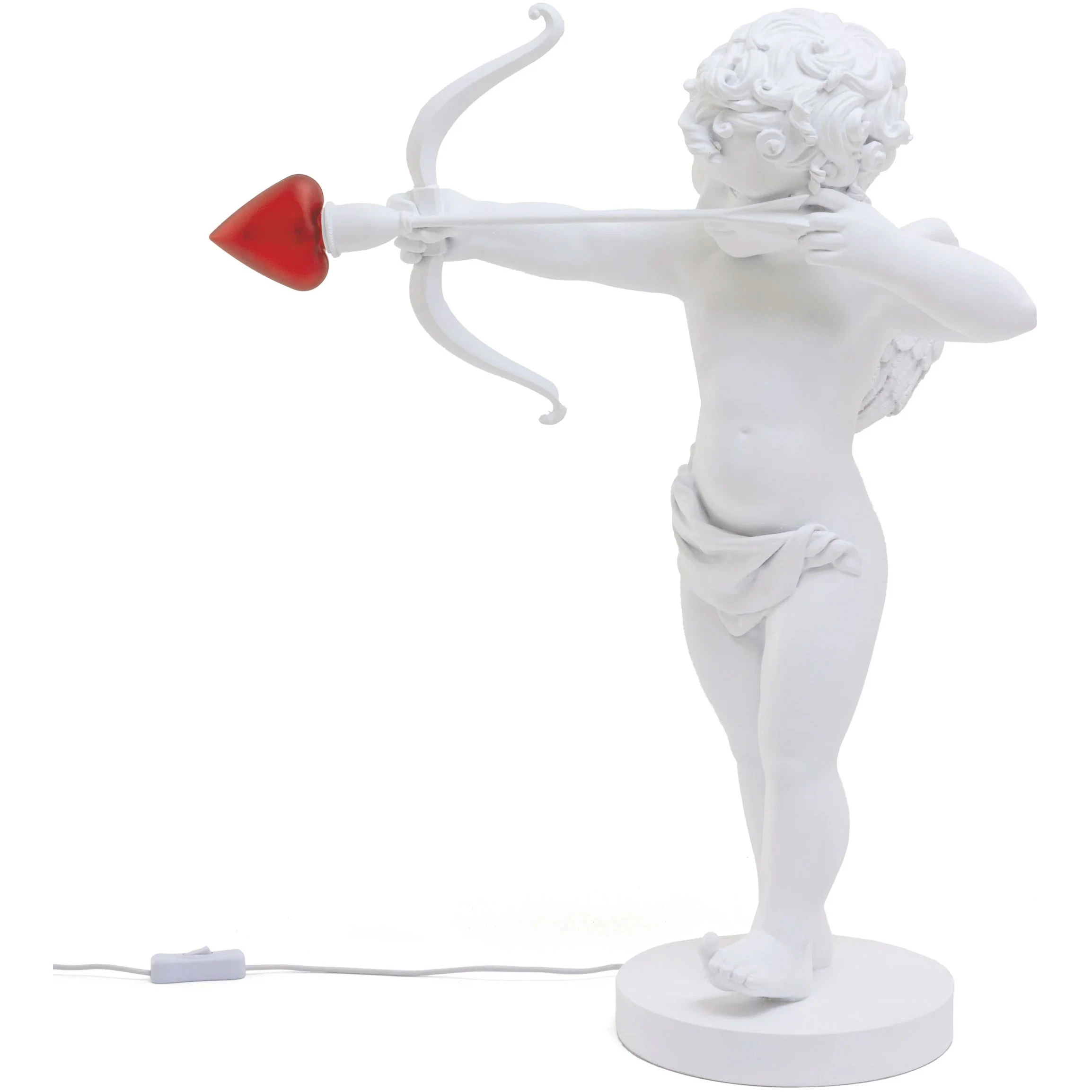 Seletti Cupid Bords-/golvlampa - Bordslampor Harts Vit