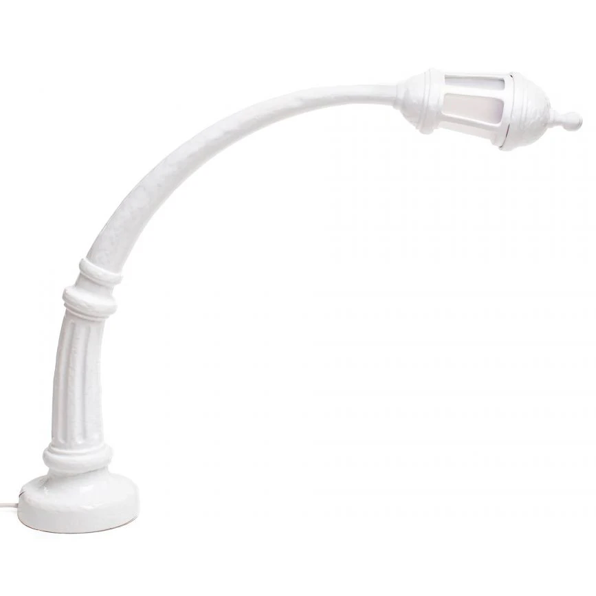 Seletti Street Lamp Bordslampa - Bordslampor Akryl Vit