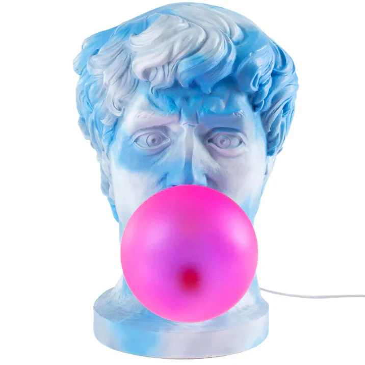 Seletti Wonder Cloud Bordslampa - Bordslampor Glas Vit