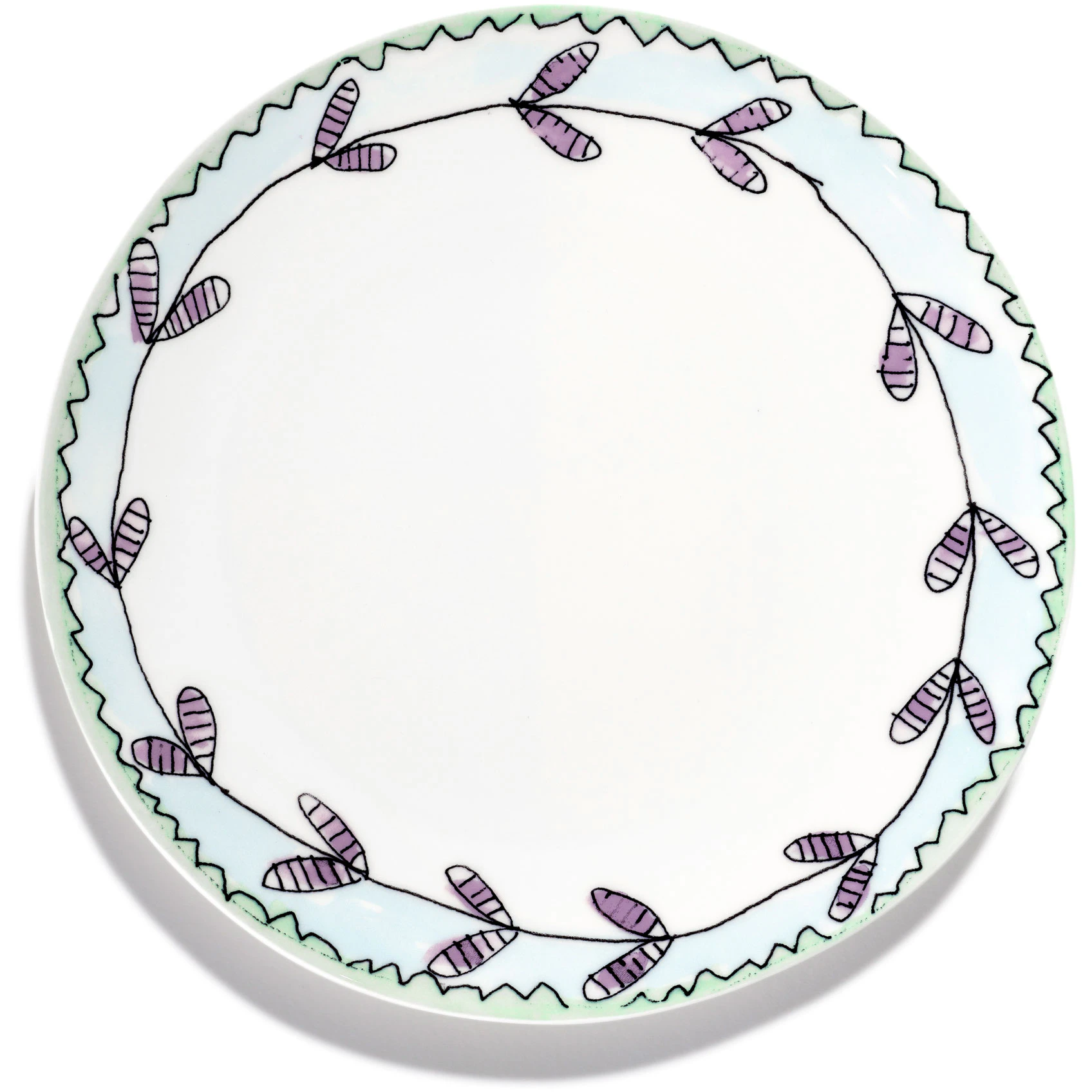 Serax Blossom Milk F&ouml;rr&auml;ttstallrik - Assietter Benporslin Bl&aring;