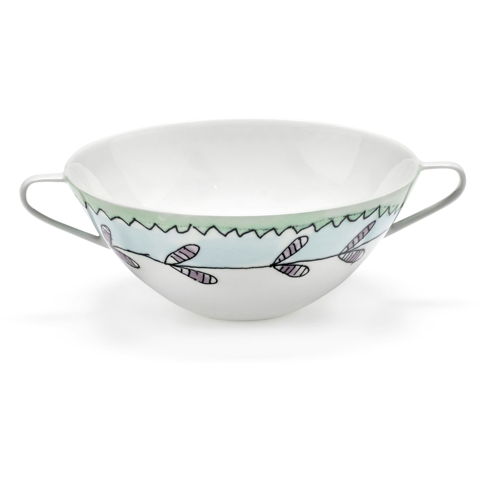 Serax Blossom Milk Soppsk&aring;l - Soppterriner Benporslin Bl&aring;