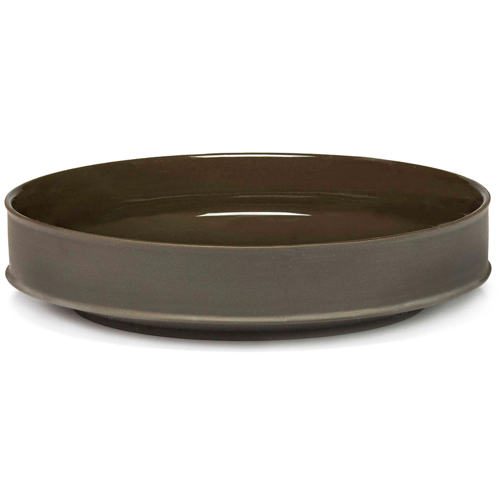 Serax Dune Sk&aring;l Medium 21 Cm - Serveringssk&aring;lar Porslin Slate