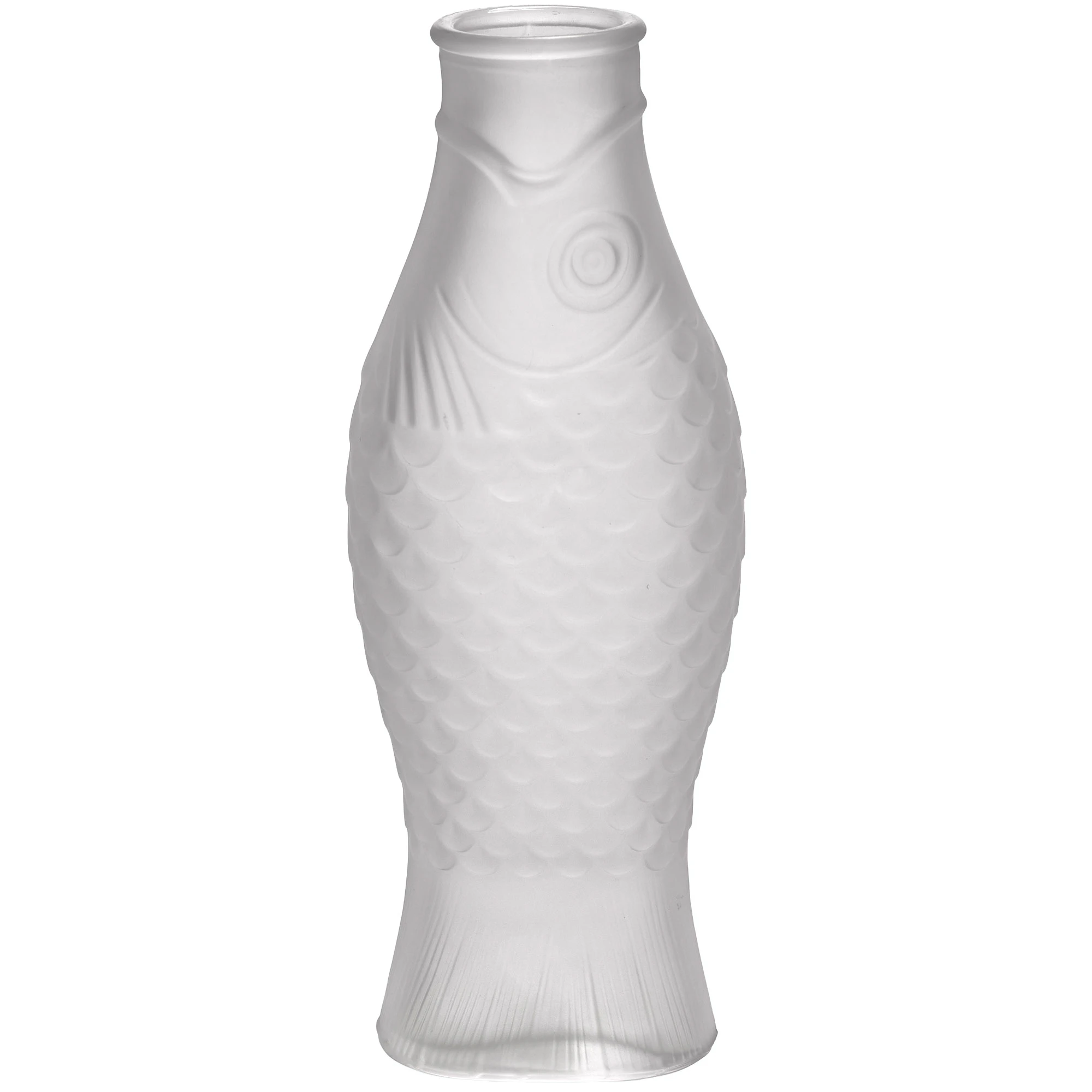Serax Fish & Fish Karaff Frost White - Vattenkaraffer & Vattenkannor Glas Frostvit