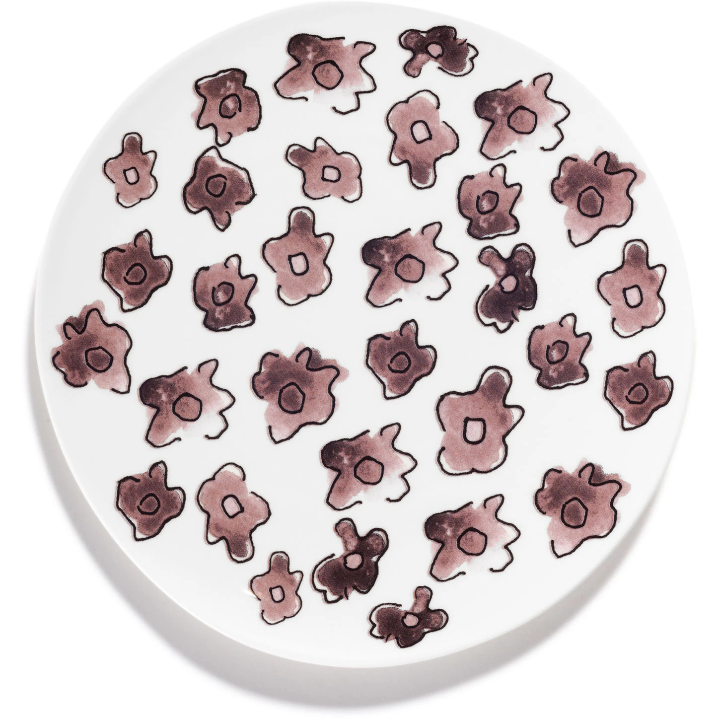 Serax Dark Viola Frukosttallrik - Assietter Benporslin Rosa