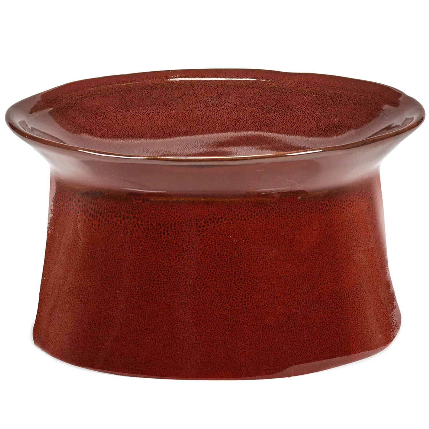 Serax La M&egrave;re Sk&aring;l Med Fot Venetian Red - Djupa tallrikar Stengods R&ouml;d