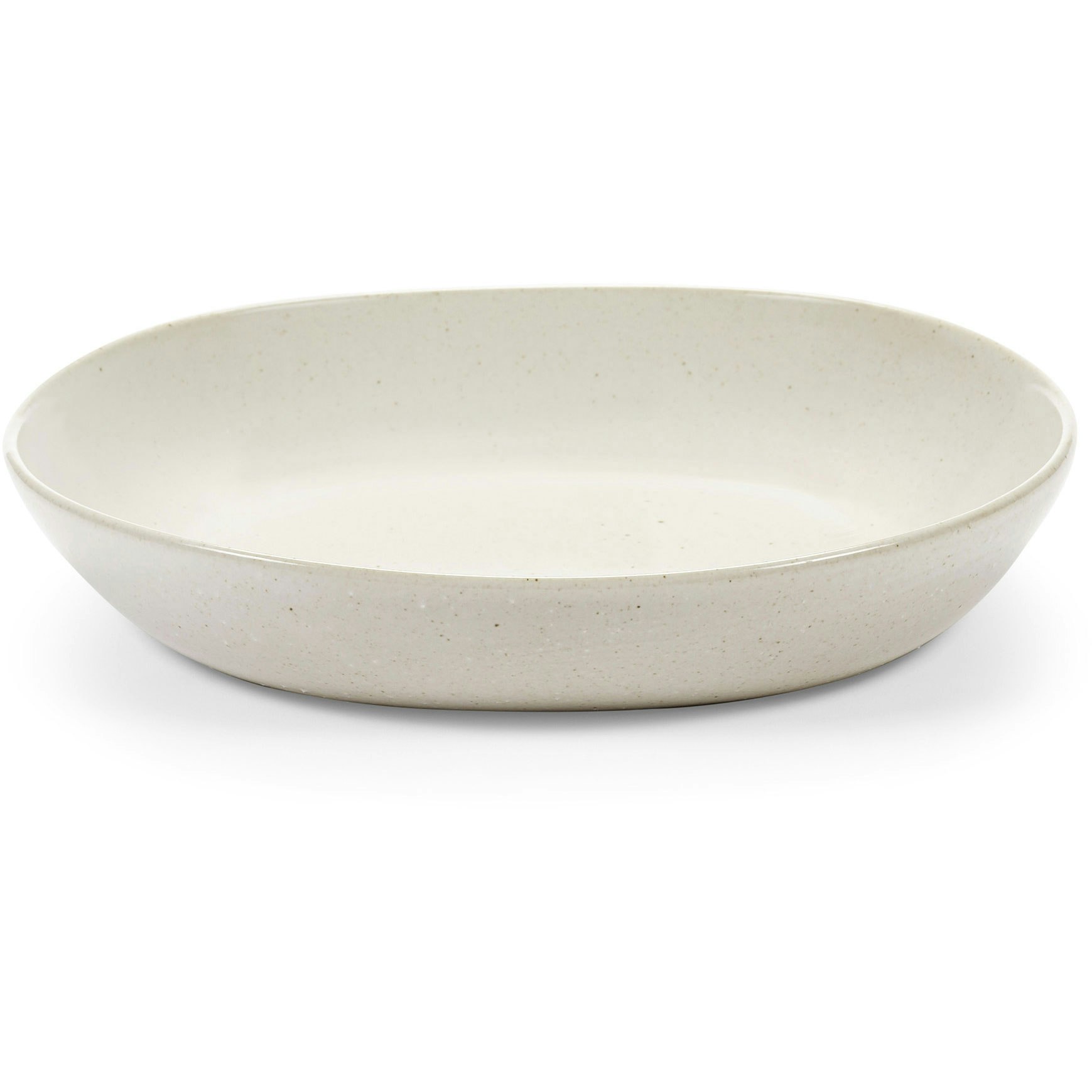 Serax Out Of Lines Djup Tallrik M - Djupa tallrikar Stengods Vit