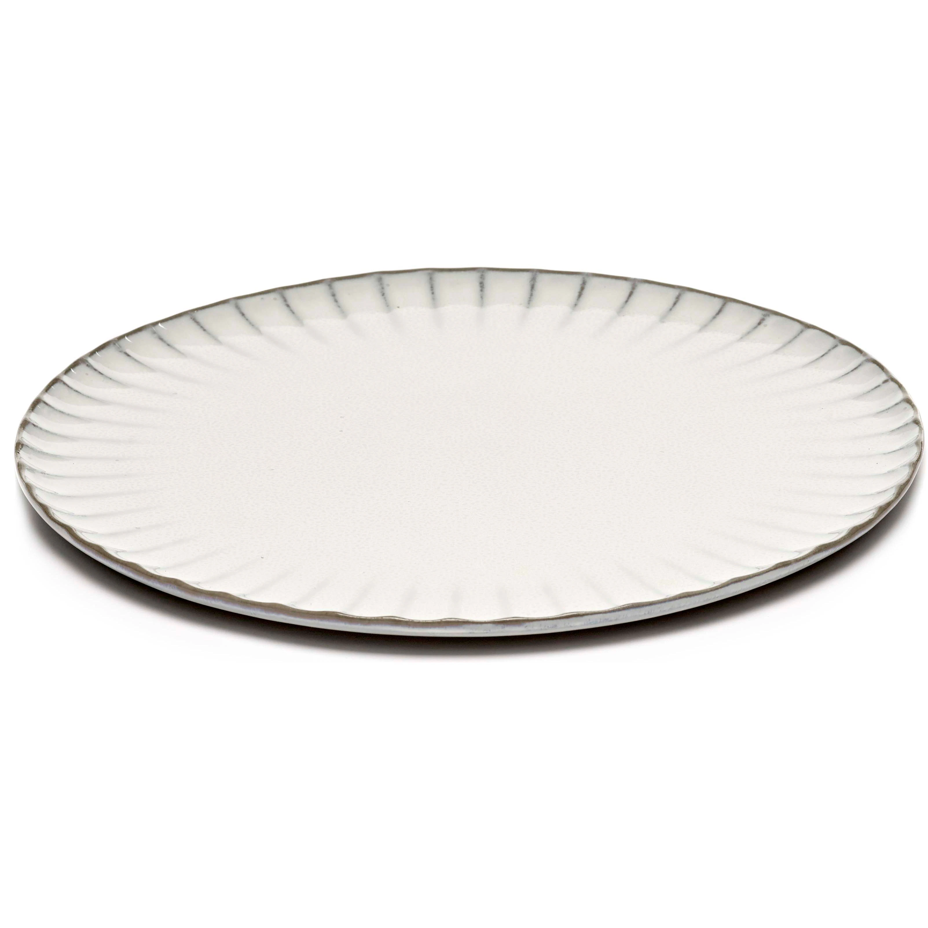 Serax Inku Tallrik Extra Large 27 Cm - Stengods Vit