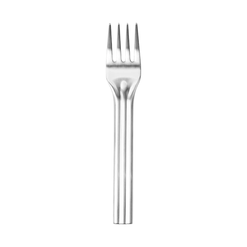 Canteen Dessertgaffel 4-pack, Borstat Silver