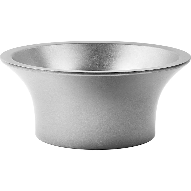 Ripple Skål 04, Stentvättat Silver