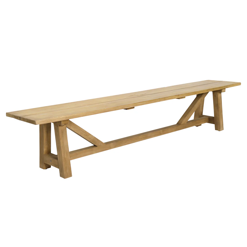 George Bänk 220 cm, Teak
